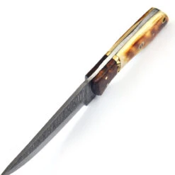 Abandoned Pyre Fixed Blade Damascus Hunt For Life Outdoor Hunting Knife -Knife Sales Store HKD2700 28988.1646059265