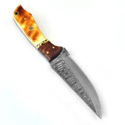 Abandoned Pyre Fixed Blade Damascus Hunt For Life Outdoor Hunting Knife -Knife Sales Store HKD2700 11361.1646059268