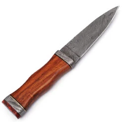 Radicals Prophecy Spear Point Hunting Knife Contoured Wooden Handle Sheath Included -Knife Sales Store HKP2303 44881.1595349031