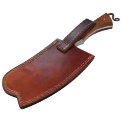 Compliments To The Chef Kitchen Cleaver | Full Tang Indoor/Outdoor Cooking Camping Functional Hand Forged Carbon Steel Blade -Knife Sales Store HKP3006 86086.1675805551