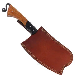 Compliments To The Chef Kitchen Cleaver | Full Tang Indoor/Outdoor Cooking Camping Functional Hand Forged Carbon Steel Blade -Knife Sales Store HKP3007 16008.1675805552