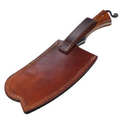 Compliments To The Chef Kitchen Cleaver | Full Tang Indoor/Outdoor Cooking Camping Functional Hand Forged Carbon Steel Blade -Knife Sales Store HKP3007 73813.1675805552