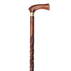 Geometric Sheesham Wooden Walking Cane -Knife Sales Store IN10110 19960.1564502824