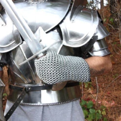 Padded 16g Functional Chainmail Battle Mittens