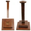Square Base Wooden Helmet Stand -Knife Sales Store IN2298 12029.1653578579