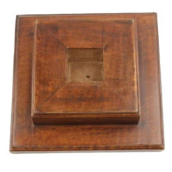 Square Base Wooden Helmet Stand -Knife Sales Store IN2298 30595.1564501752