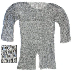 Theater Aluminum Hauberk Chainmail Medium -Knife Sales Store IN265NM 33149.1564502838