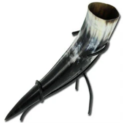 Norwegian Medieval Viking Drinking Horn & Stand -Knife Sales Store IN4202IS 94281.1564504548