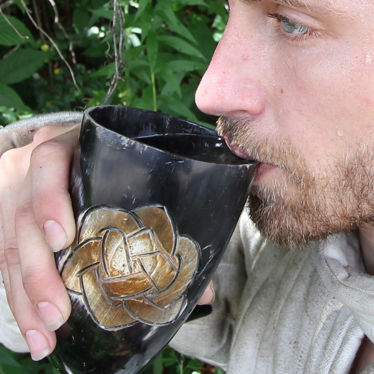 Love Knot Ceremonial Drinking Horn 4 Love Knot Ceremonial Drinking Horn - Image 2