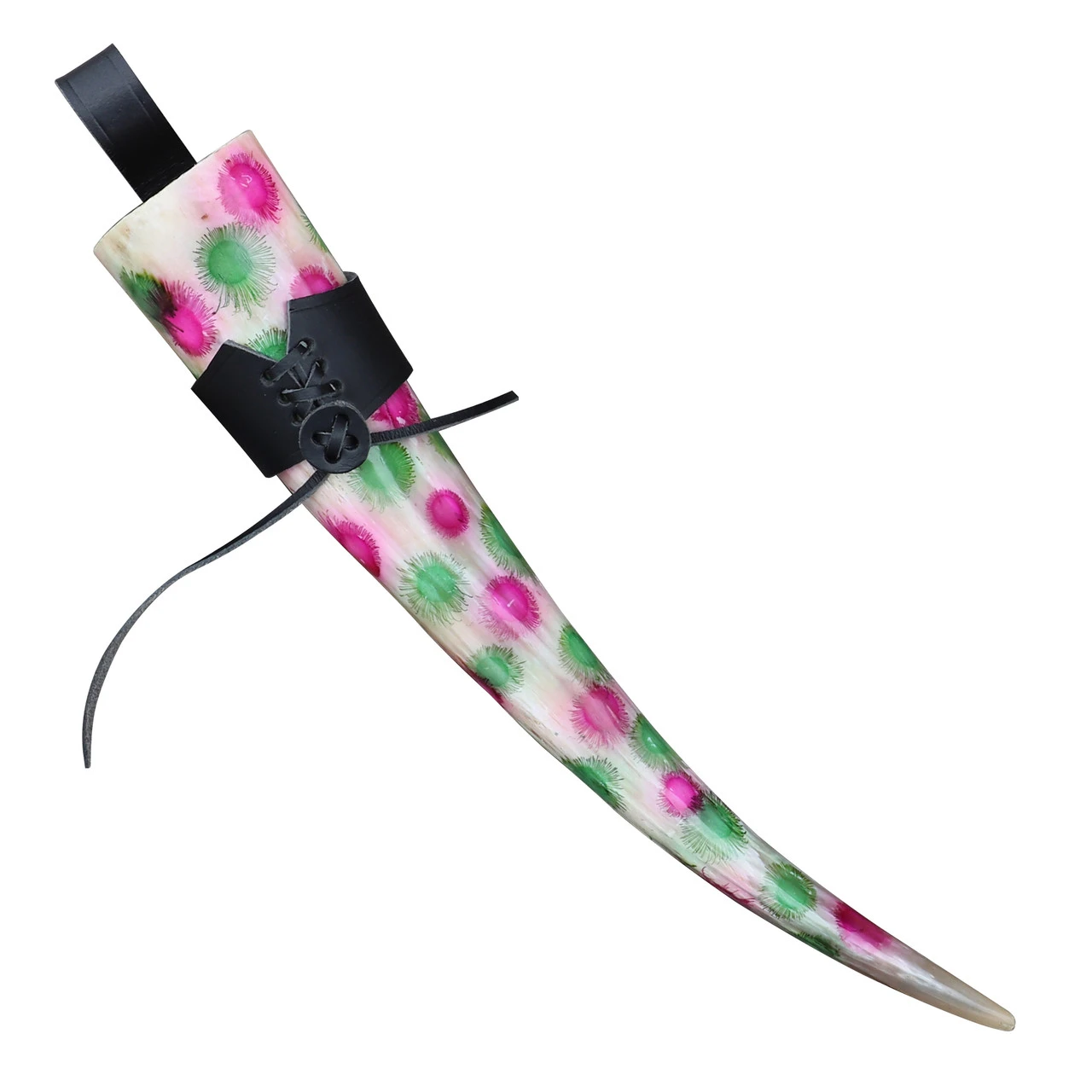 Fireworks Fly Celebratory Medieval Drinking Horn With Holster 3 Fireworks Fly Celebratory Medieval Drinking Horn With Holster