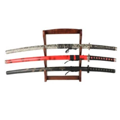 Walnut Wood Sword Stand -Knife Sales Store IN5807 86221.1564503396