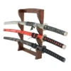 Walnut Wood Sword Stand -Knife Sales Store IN5807 45693.1564503396
