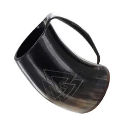 Toast To The Fallen Valknut Engraved Drinking Horn Mug -Knife Sales Store IN60619 66887.1571260782
