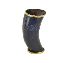 The Hooded Raven ™ Ceremonial Viking Drinking Horn Cup Canvas Bag Included -Knife Sales Store IN60814 54880.1598026197