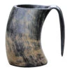 The Hooded Raven  Distressed Raider Large Viking Drinking Horn Tankard Mug [L] -Knife Sales Store IN60816L 64152.1602690044