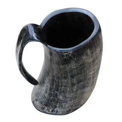 The Hooded Raven ™ Distressed Raider XXL Viking Drinking Horn Tankard Mug [2XL] -Knife Sales Store IN60816XXL 47309.1602690744