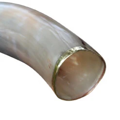 The Hooded Raven ™ Medieval Festival Viking Pure Brass Rim Drinking Horn Canvas Bag Included -Knife Sales Store IN60830 05612.1599143412