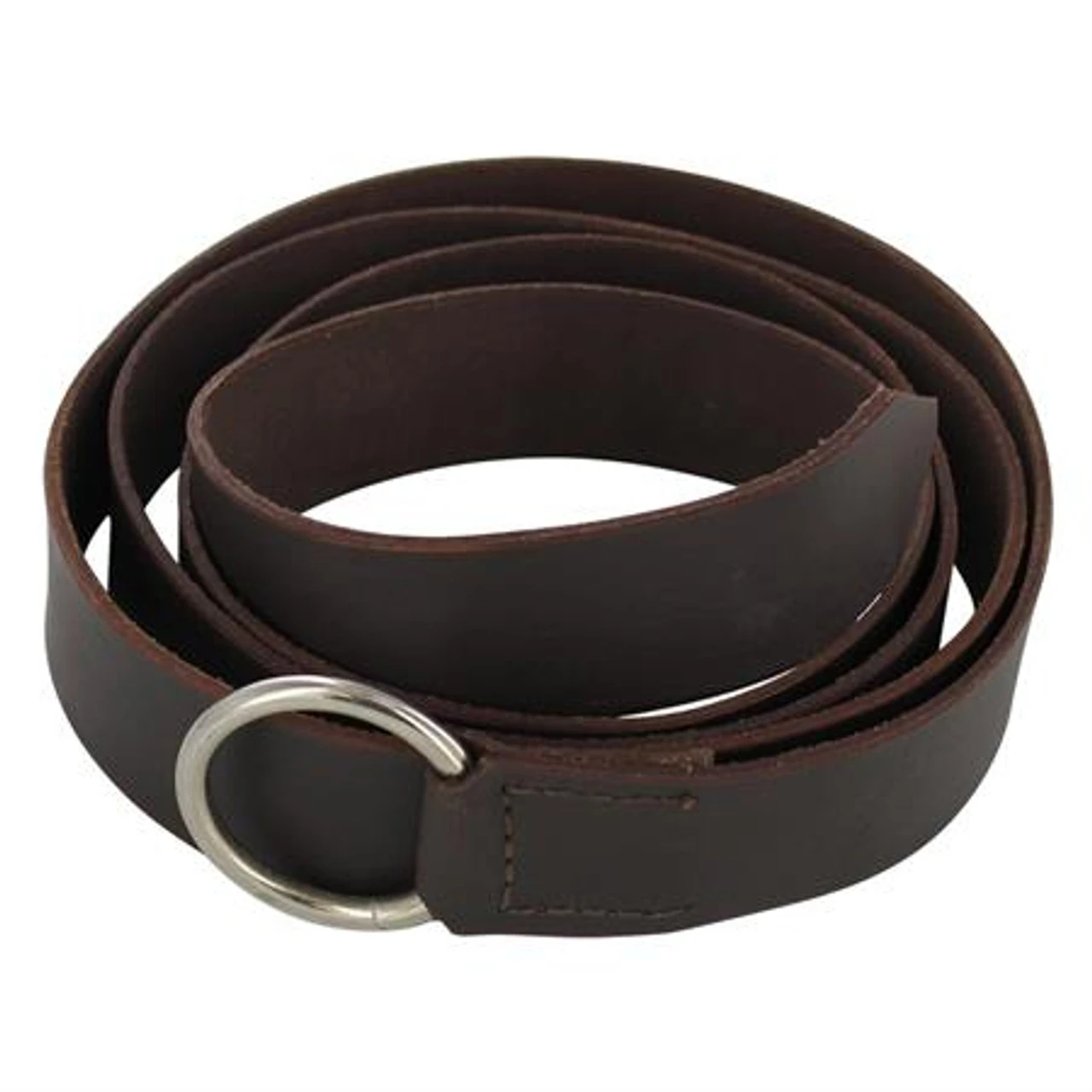 Simple Brown Medieval Leather Belt 6 Simple Brown Medieval Leather Belt - Image 4