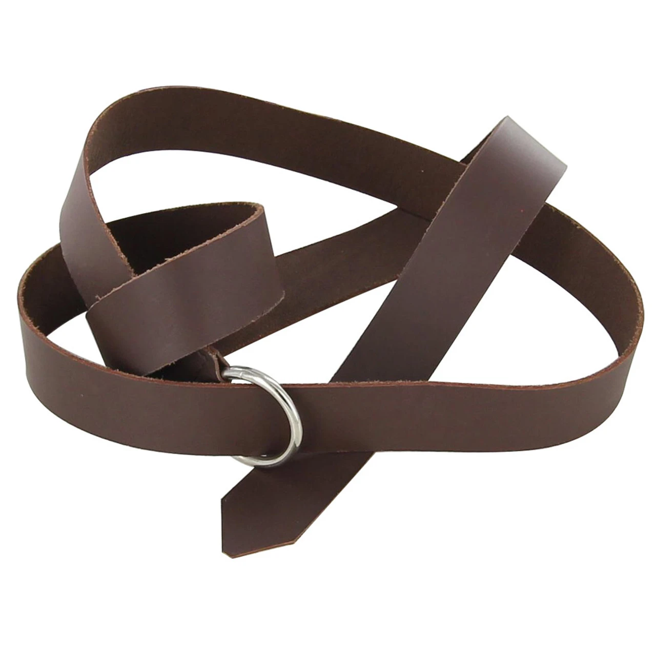 Simple Brown Medieval Leather Belt 3 Simple Brown Medieval Leather Belt