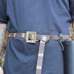 Quatrefoil Medieval Handmade Leather Belt -Knife Sales Store IN6426 32074.1564503710