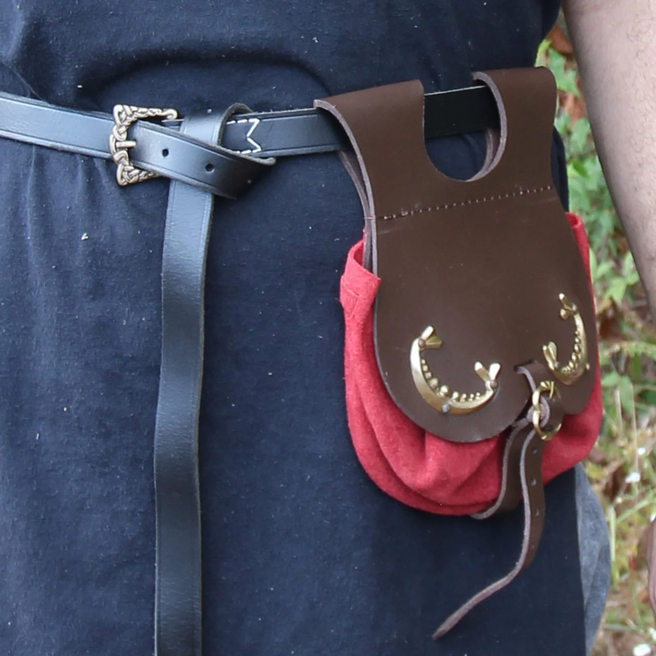 Handmade Royal Court Suede Pouch 6 Handmade Royal Court Suede Pouch - Image 4