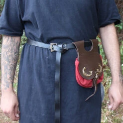 Handmade Royal Court Suede Pouch