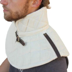 Cotton Padding Collar Armor Medieval Garment White -Knife Sales Store IN7201 36692.1564501264