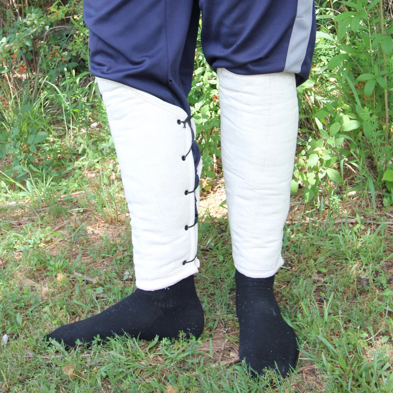 Shock Charge Medieval Padded Greaves Armor 4 Shock Charge Medieval Padded Greaves Armor - Image 2