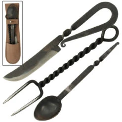 Medieval Hand Forged Cutlery Set -Knife Sales Store IN8405 08620.1564501904