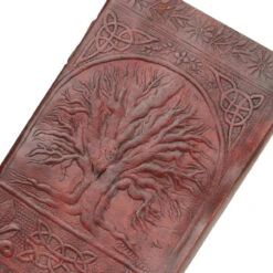 Embossed Celtic Tree Of Life Leather Bound Writing Journal -Knife Sales Store IN8631BRL 05008.1579625571
