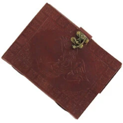 Lovebirds Leather Journal -Knife Sales Store IN8639BRWL 93610.1564503016