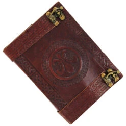 Fleur De Lis Handmade Leather Journal -Knife Sales Store IN8663BRWL 82654.1564503021