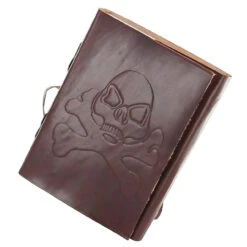 Handmade Jolly Roger Booty Log Journal -Knife Sales Store IN8678BR 43028.1564503615
