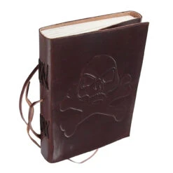 Handmade Jolly Roger Booty Log Journal -Knife Sales Store IN8678BR 34535.1564503615