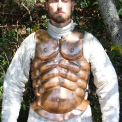 Medieval Muscle Body Armor Cuirass Brass Finish -Knife Sales Store IN9122L20 63347.1564502137