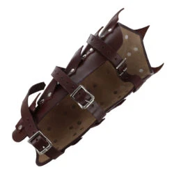 Drogo's Fury Dragon Scale Adjustable Leather Leg Greaves | Brown | -Knife Sales Store LG103BB 74512.1602277897