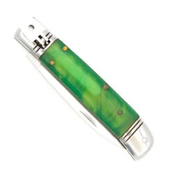 Automatic Volatile Toxin Lever Lock Knife With Translucent Green Handle -Knife Sales Store LV2465 47450.1661803461