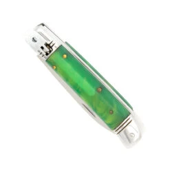 Automatic Volatile Toxin Lever Lock Knife With Translucent Green Handle -Knife Sales Store LV2465 12345.1661803461