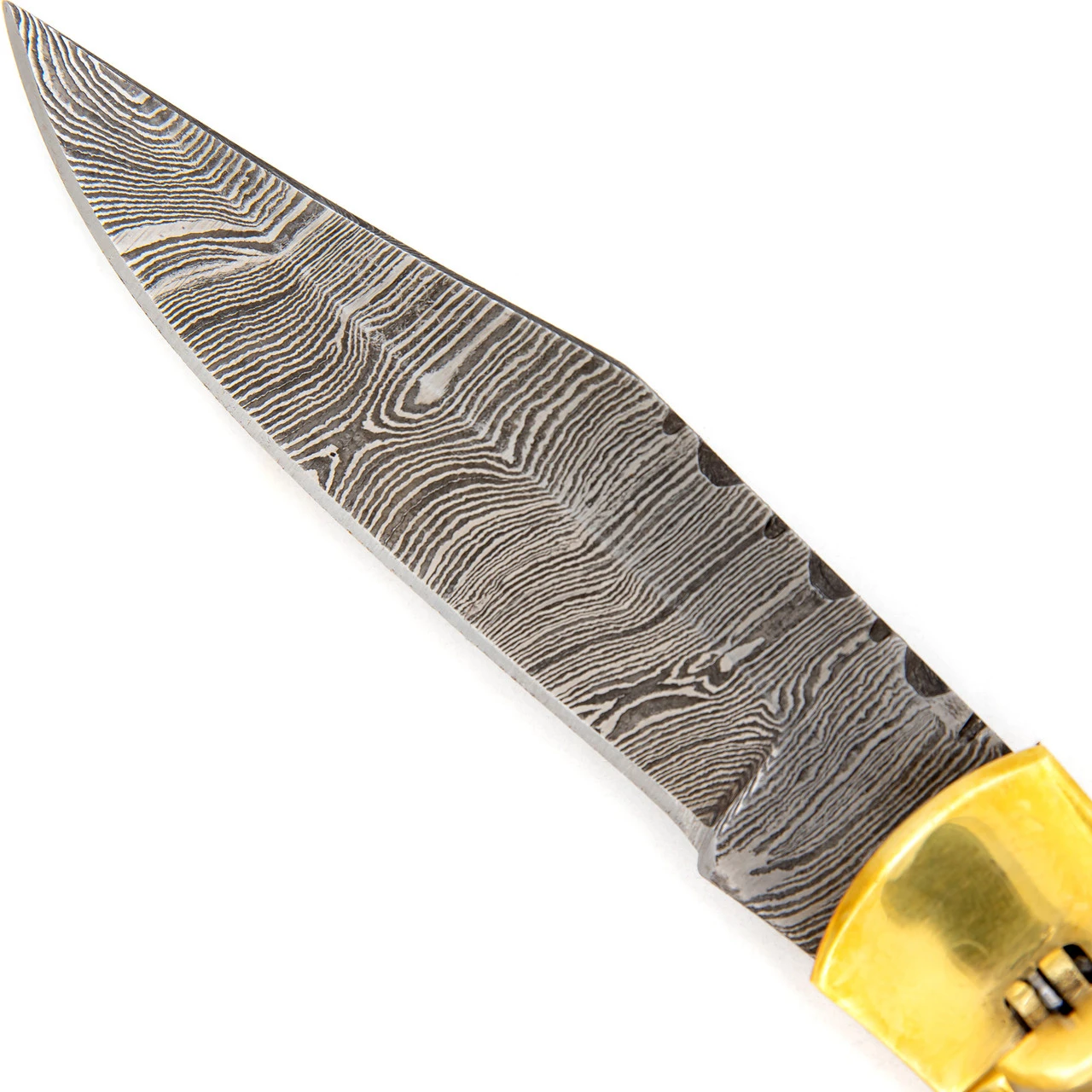 Playing Dirty Turkish Clip Point Automatic Switchblade Lever Knife | Micarta Handle 4 Playing Dirty Turkish Clip Point Automatic Switchblade Lever Knife | Micarta Handle - Image 2