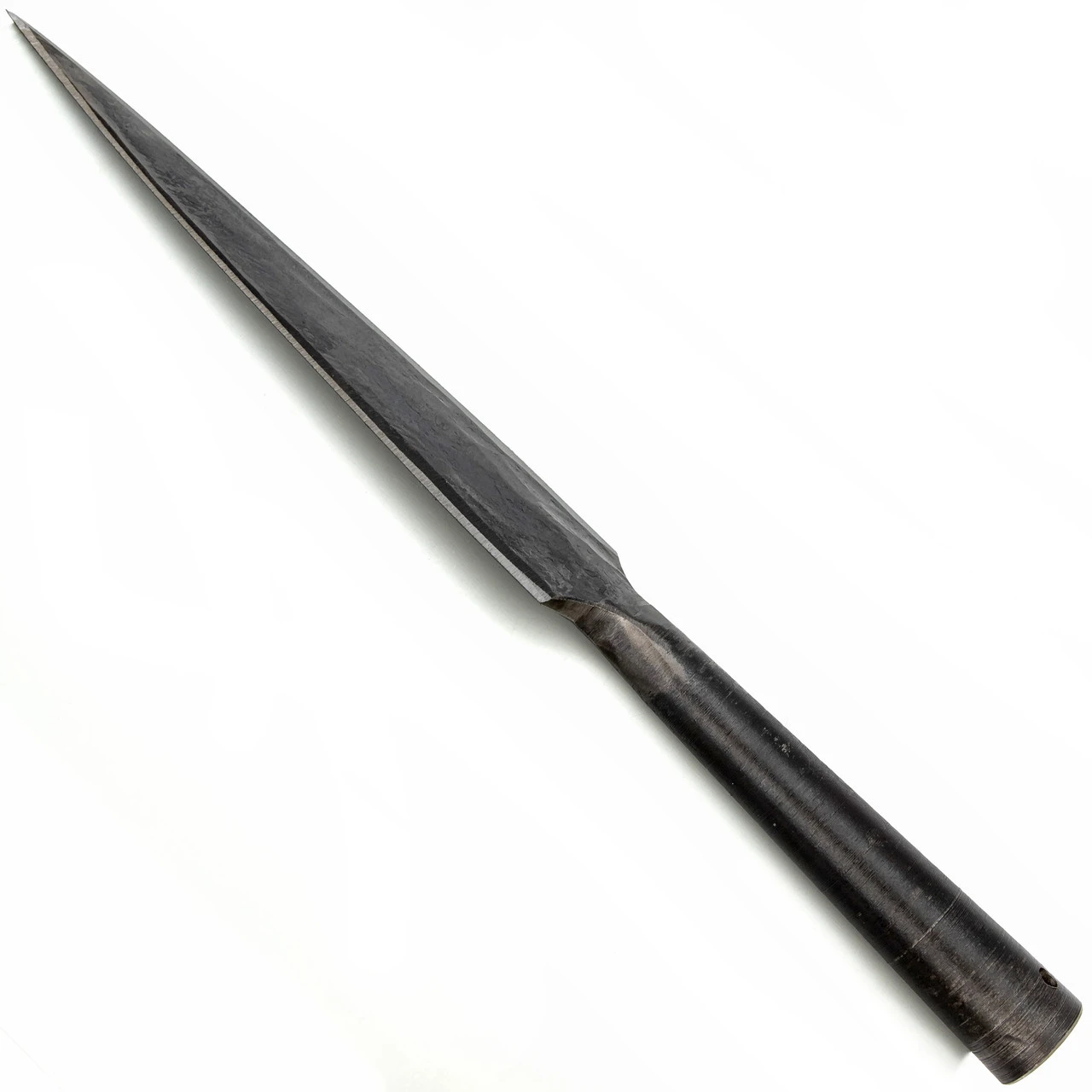 Antiqued Hand Forged From A Solid Industrial Rod Of High Carbon Steel Reenactment Spear Head Medieval Viking Replica 4 Antiqued Hand Forged From A Solid Industrial Rod Of High Carbon Steel Reenactment Spear Head Medieval Viking Replica - Image 2