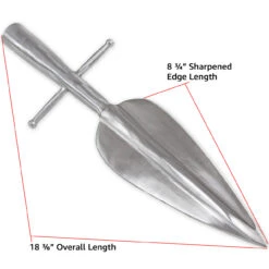 Steel Barricade Reenactment Costume Hand Forged Functional Medieval Historical Replica Boar Spearhead -Knife Sales Store PKS3086 73212.1683638159