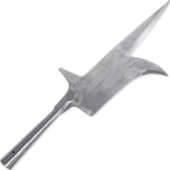 Farm To Battlefield Functional Predrilled Reenactment Medieval Bill Spearhead W/ Back Spike & Hook