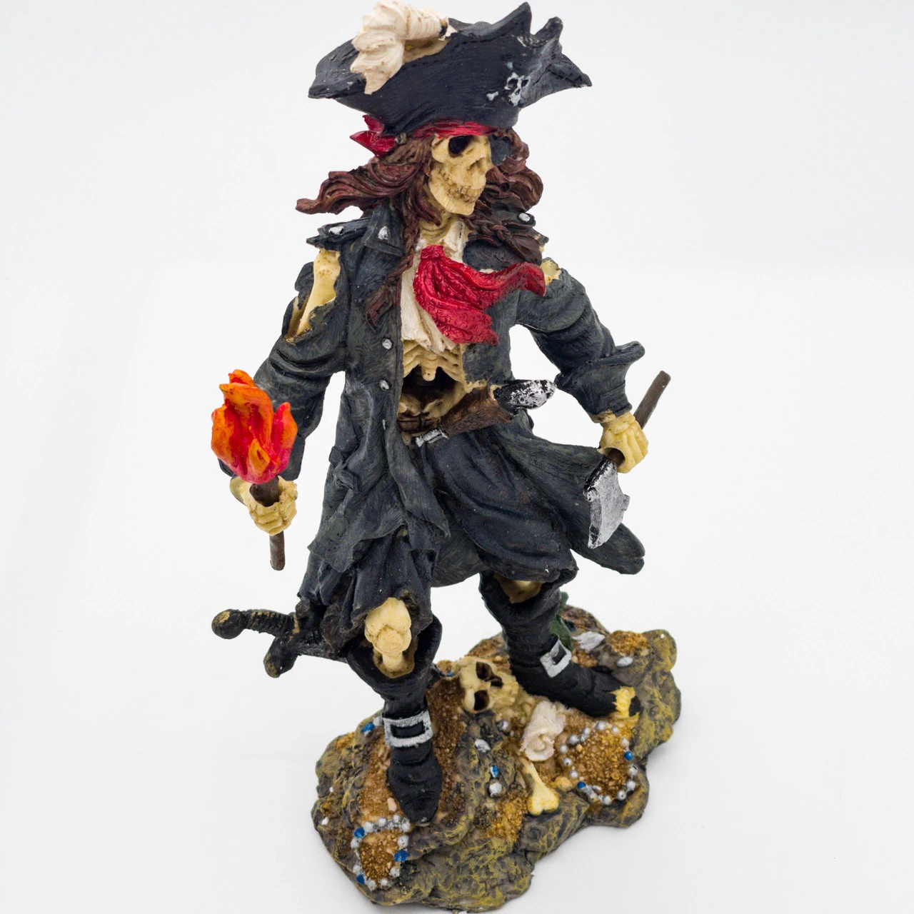 Isla De Muerta Skeleon Pirate Captain Figure Statue 5 Isla De Muerta Skeleon Pirate Captain Figure Statue - Image 3