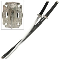 Japanese Katana Samurai Sword Black And Silver -Knife Sales Store SS1187 30531.1564502191