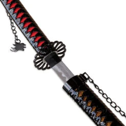 Tethered Existence 39” Samurai Katana | Bushido Shogunate Tokugawa Family Kamon Crest Japanese Historical Replica Sword -Knife Sales Store SS2706 60194.1673991926