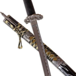 Frenzied Carnage Dragon Serpent Samurai Sword | Ouroboros Akuma Demon Jörmungandr Akaviri Kogai Katana Set -Knife Sales Store SS2707 57728.1674053404