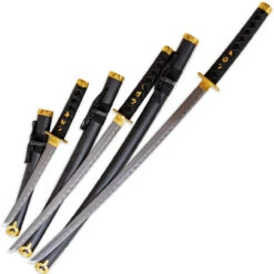 Decorated Dragon Historical Replicas | Japanese Short Sword Tachi Wakizashi Aikuchi Tantō Katana Set Of 3 Swords W/ Stand 8 Decorated Dragon Historical Replicas | Japanese Short Sword Tachi Wakizashi Aikuchi Tantō Katana Set Of 3 Swords W/ Stand -Knife Sales Store SS2733 56389.1673986098