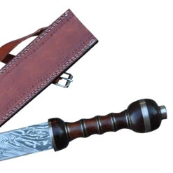 Roman XV Apollinaris Custom Damascus Gladius Sword -Knife Sales Store SSD2140 E 70218.1605881515