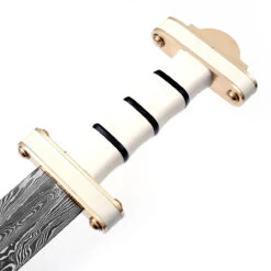 Sword Of Damnation Damascus Steel Norse Viking War Sword -Knife Sales Store SSD2423 73219.1621630783