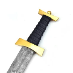 Ancient Roman Inspired Damascus Steel Spatha Historical Replica Sword -Knife Sales Store SSD2669 10044.1642628829